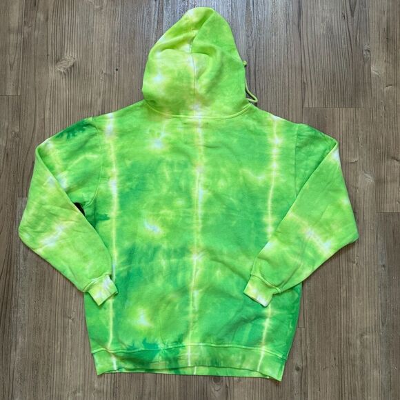 NWT J Balvin x GUESS FriendsWithYou Arcoiris Tie-Dye Hoodie Green Music Tour S - Picture 2 of 7